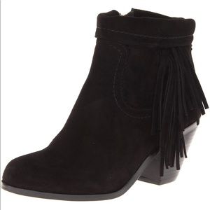 Sam Edelman Women's Fringe-Trimmed Ankle Boot